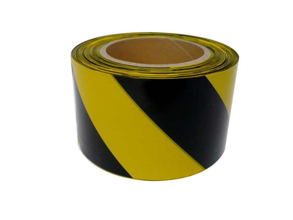 Tape Warning - Striped width 75mm x length 100 metres