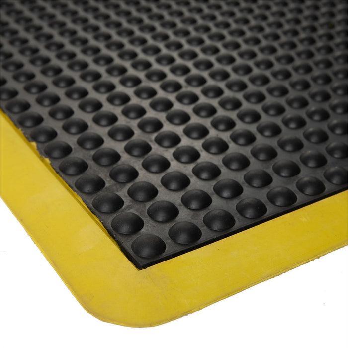 Ergo Stance Mat 900x1200 Rubber Black-Yellow